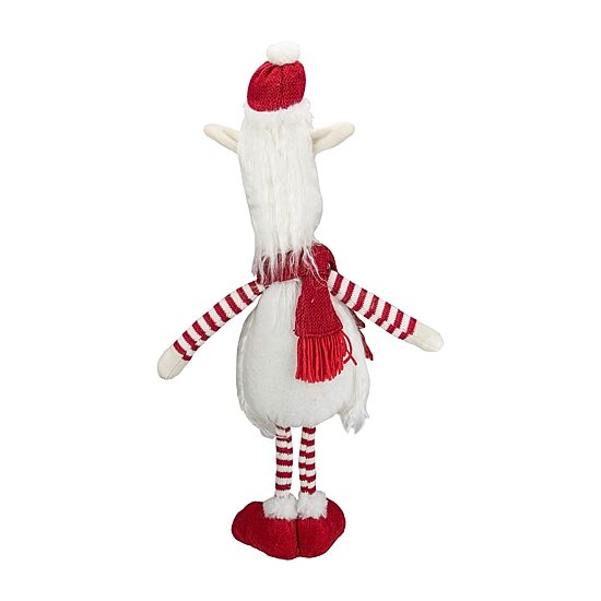 Northlight 26" Plush Standing Striped Llama Christmas Figurine