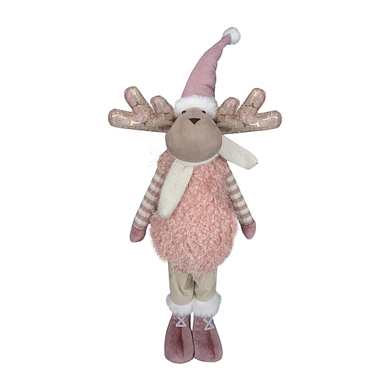 Northlight 26" Standing Boy Moose Christmas Figurine
