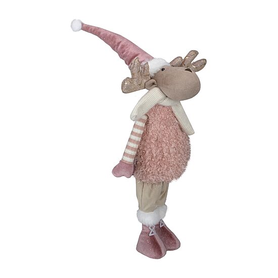 Northlight 26" Standing Boy Moose Christmas Figurine