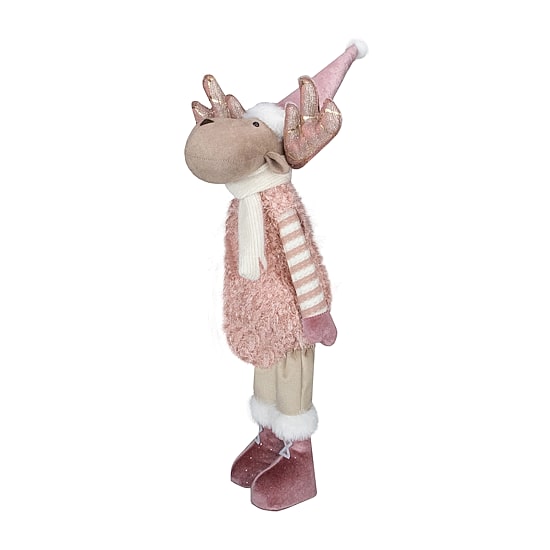 Northlight 26" Standing Boy Moose Christmas Figurine
