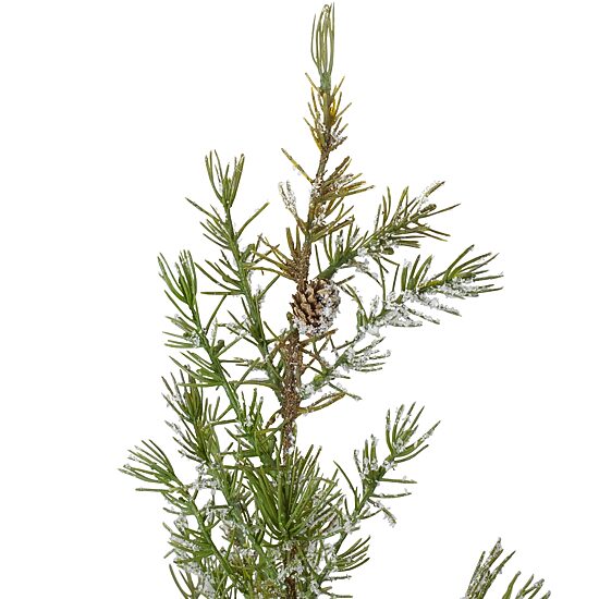 Northlight 28" Potted Frosted Pine 2 Foot Pine Christmas Tree