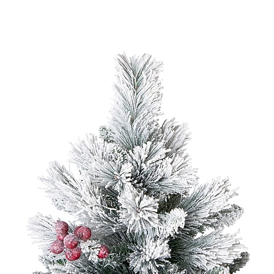 Northlight 7ft Full Flocked Fairfield Fir Artificial 6 1/2 Foot Flocked Pine Christmas Tree