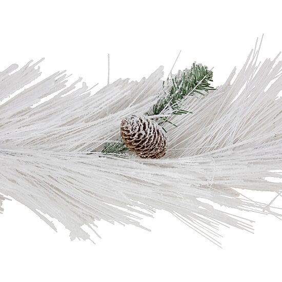 Northlight 6ft Flocked Artificial With Pine Cones Flocked Christmas Indoor Garland