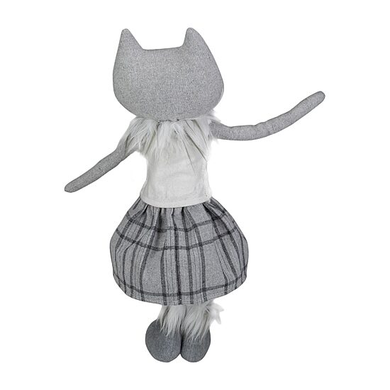 Northlight 22" Sitting Girl Fox With Dangling Legs Christmas Figurine