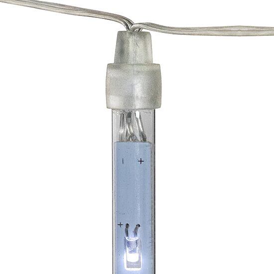 Northlight 14ft Transparent Dripping Icicle Indoor Icicle Lights