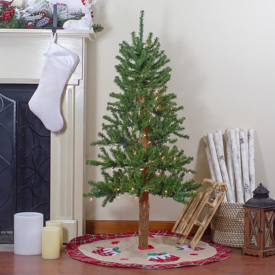 Northlight 4ft Prelit Medium Alpine 4 Foot Pre-Lit Pine Christmas Tree