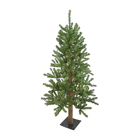 Northlight 4ft Prelit Medium Alpine 4 Foot Pre-Lit Pine Christmas Tree
