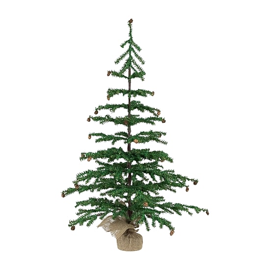 Northlight 3ft Medium Artificial With Mini Pine Cones In Burlap Base 3 Foot Pine Christmas Tree