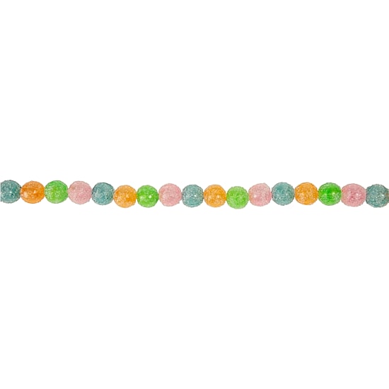 Northlight 6ft Pastel Faux Candy Frosted Christmas Indoor Garland