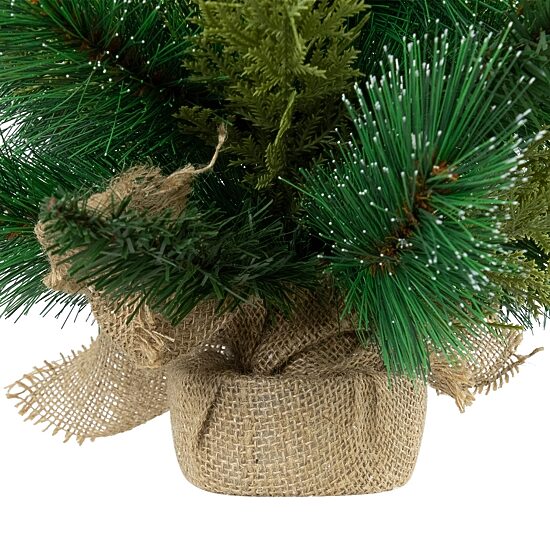 Northlight 25" Mini Spruce Pine Needle And Pinecone 2 Foot Pine Christmas Tree