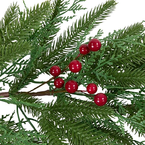 Northlight 7ft Wind River Fir With Glittered Pinecones Artificial Christmas Indoor Garland