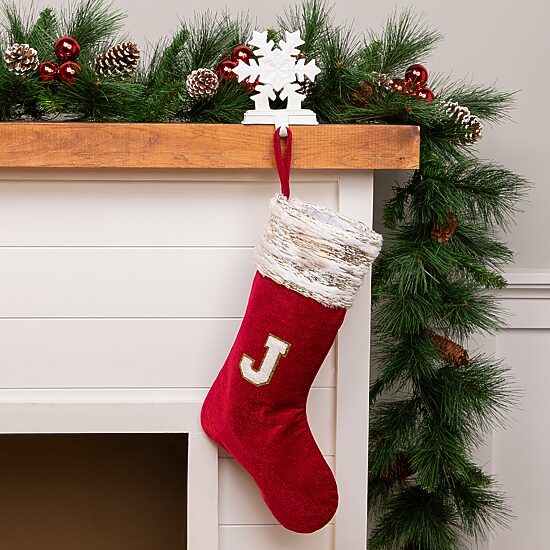 Northlight 20" Velvet Joy Christmas Stocking