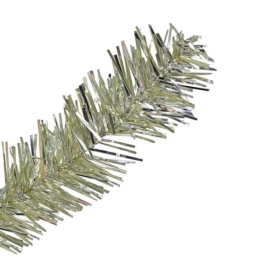 Northlight 5ft Metallic Platinum Tinsel 4 1/2 Foot Christmas Tree