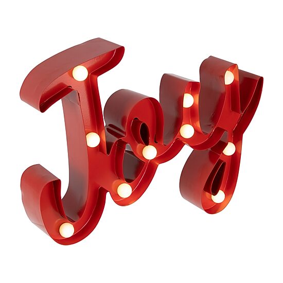 Northlight 11" Lighted "Joy" Marquee Lights