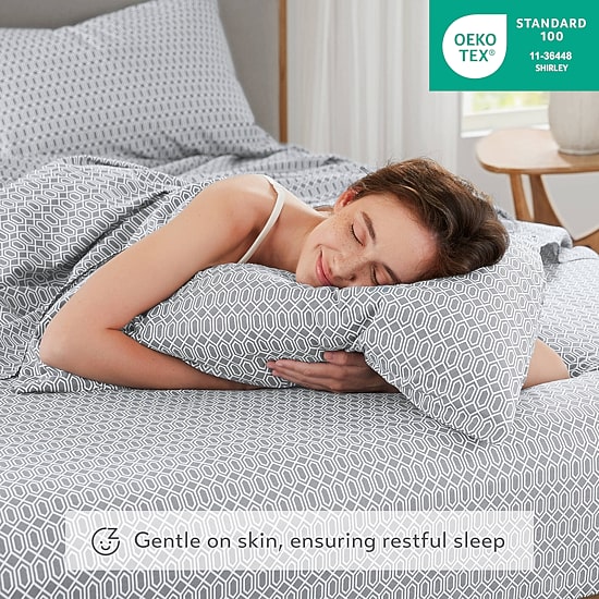 510 Design Soft Breathable 100% Cotton Sheet Set