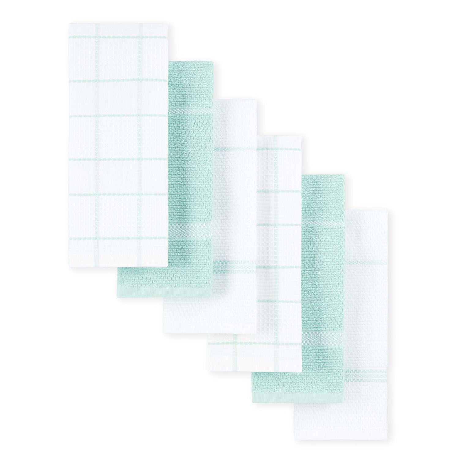 Martha Stewart Waffle 6-pc. Kitchen Towel Set