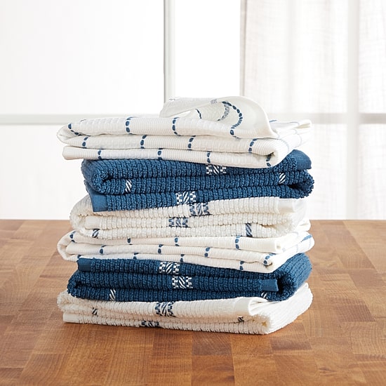 Martha Stewart Waffle 6-pc. Kitchen Towel Set
