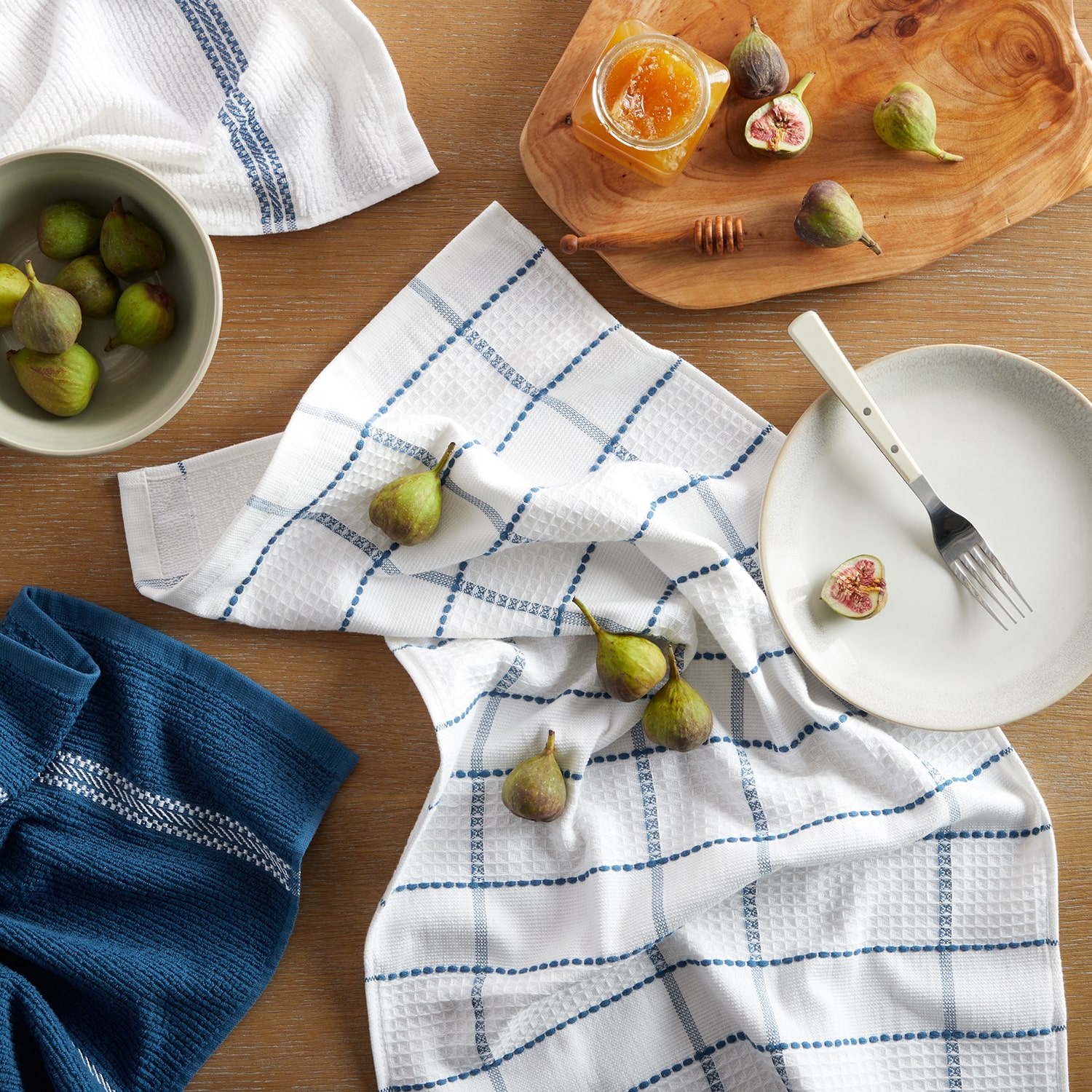 Martha Stewart Waffle 6-pc. Kitchen Towel Set