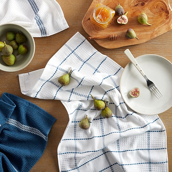 Martha Stewart Waffle 6-pc. Kitchen Towel Set