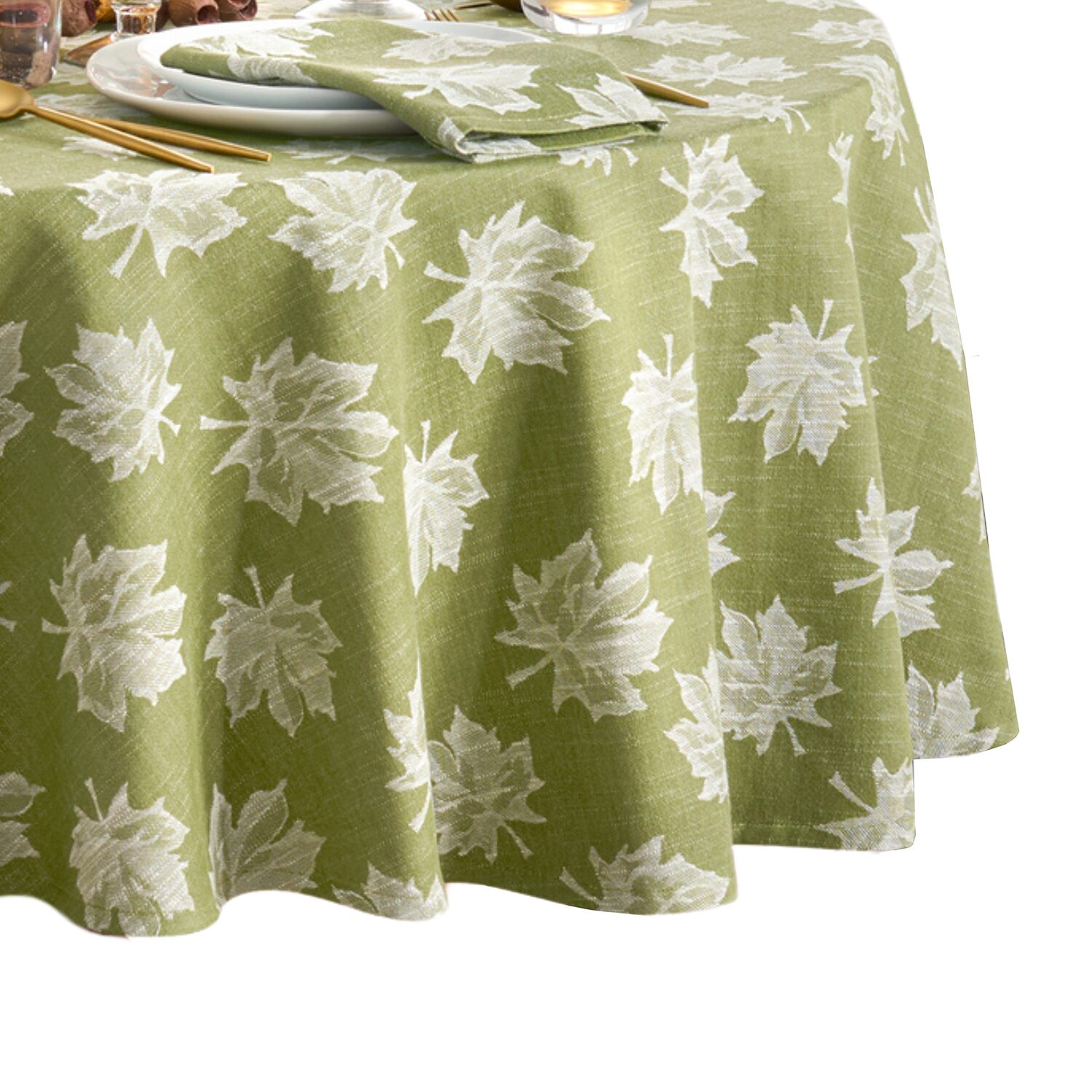 Threadmade Falling Leaves Tablecloth