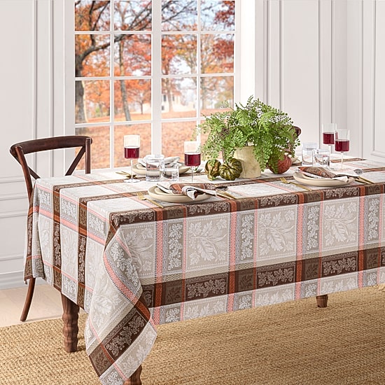 Elrene Home Fashions Windswept Harvest Tablecloth