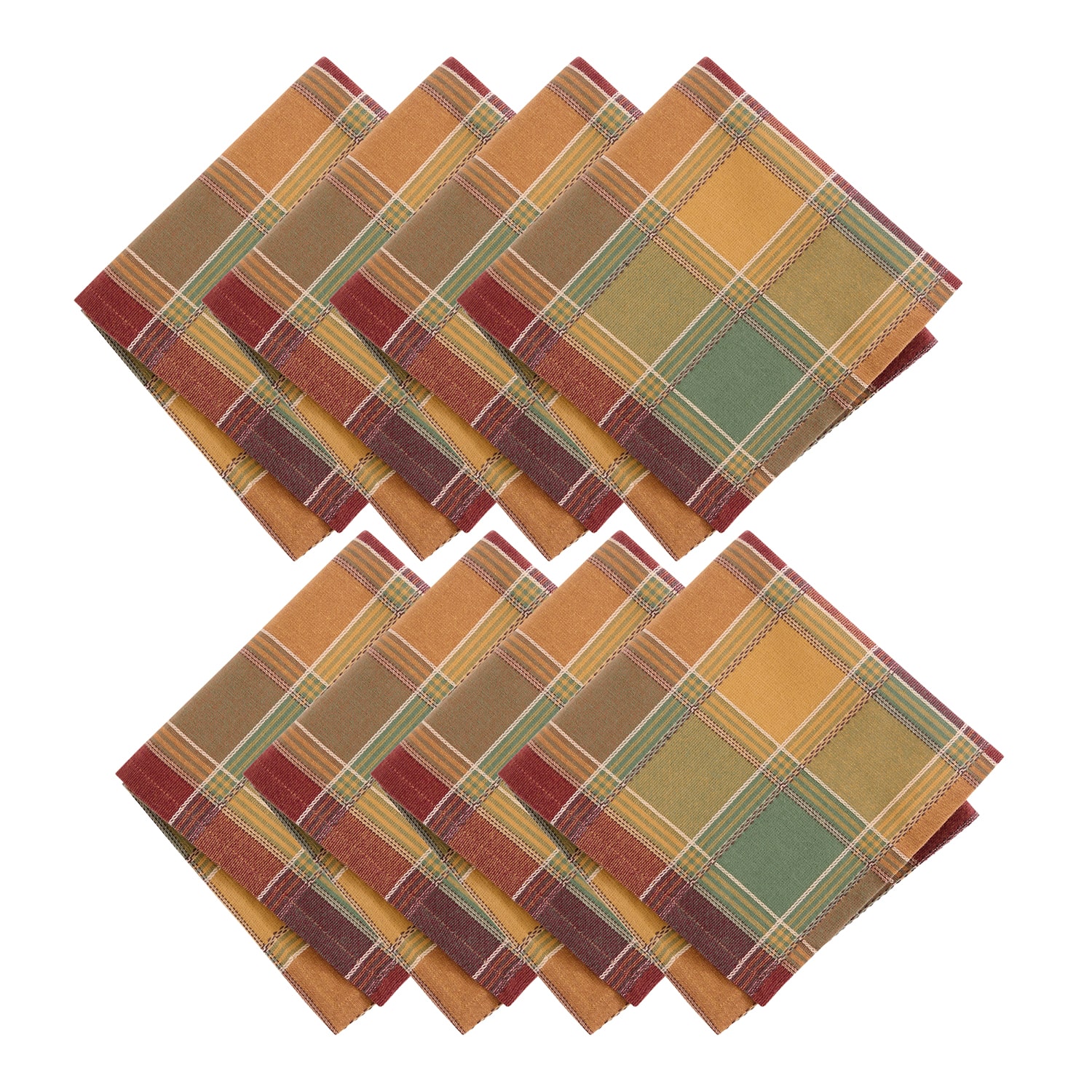 Elrene Home Fashions Autumn Acres 8-pc. Napkins