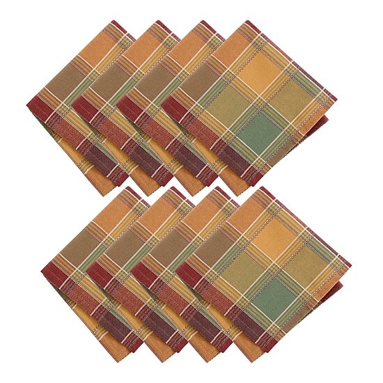 Elrene Home Fashions Autumn Acres 8-pc. Napkins