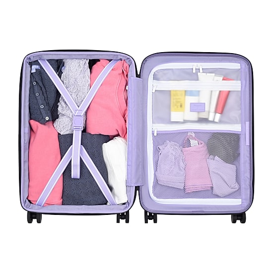 Florence By Mills X Delsey Paris Spin Me Away 20 Inch Hardside Expandable Carry-On Spinner Luggage