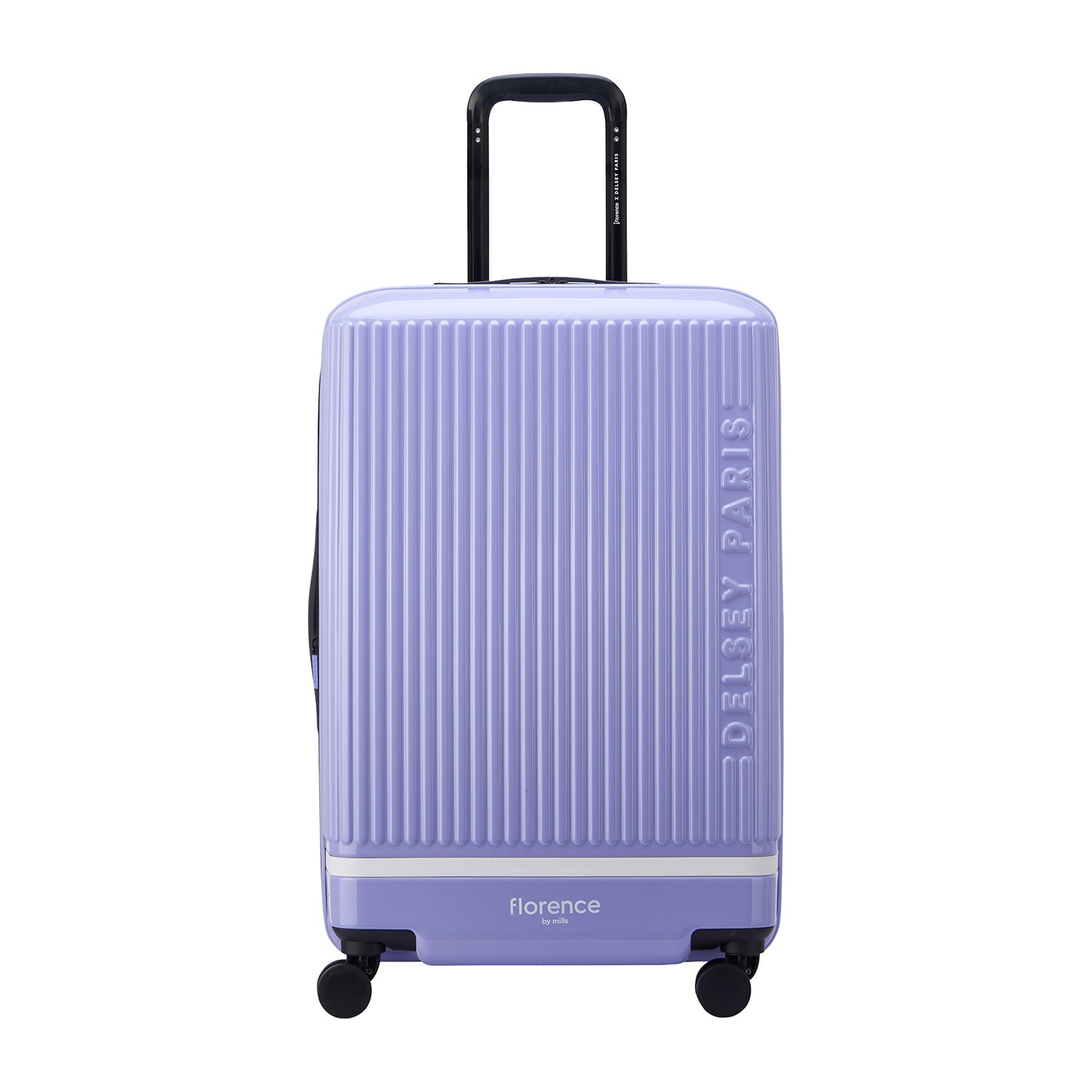 Florence By Mills X Delsey Paris Spin Me Away 24 Inch Hardside Expandable Checked Spinner Luggage