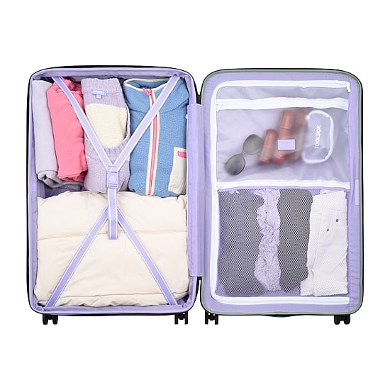 Florence By Mills X Delsey Paris Spin Me Away 29 Inch Hardside Expandable Checked Spinner Luggage