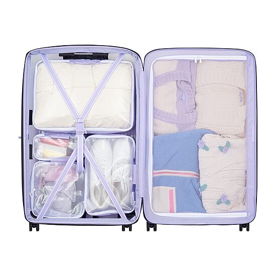 Florence By Mills X Delsey Paris Gotta Glow 28 Inch Hardside Expandable Checked Spinner Luggage