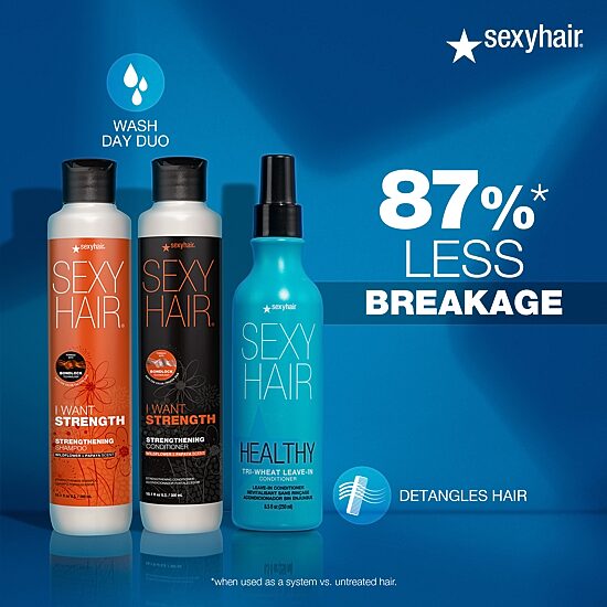 Sexy Hair I Want Strength Shampoo 33.8 oz.