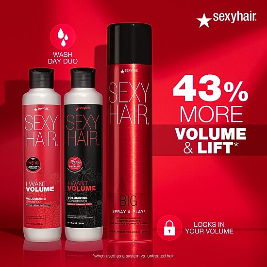 Sexy Hair I Want Volume Conditioner 33 oz.