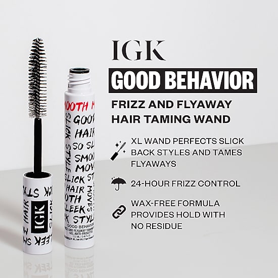 IGK Good Behavior Frizz & Flyaway Taming Wand Styling Product .46 oz.