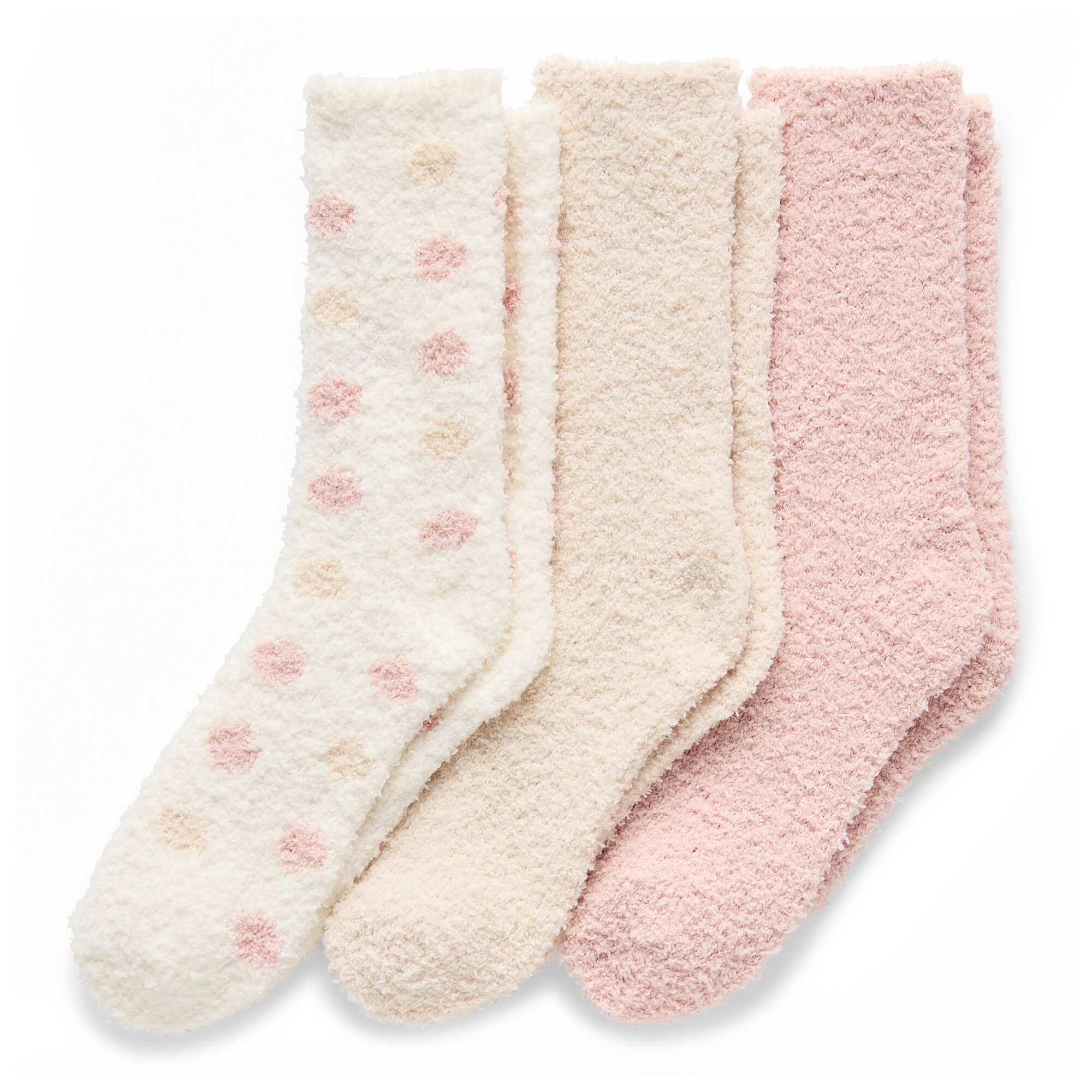Cuddl Duds Whispersoft Womens 3 Pair Crew Socks