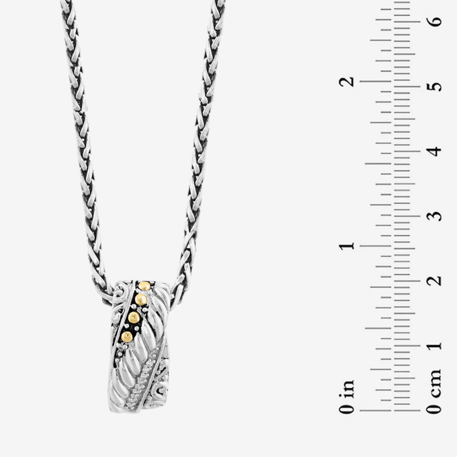 Effy Final Call Limited Quantities! Womens Diamond Accent Natural White Diamond 18K Gold Sterling Silver 18 Inch Pendant Necklace