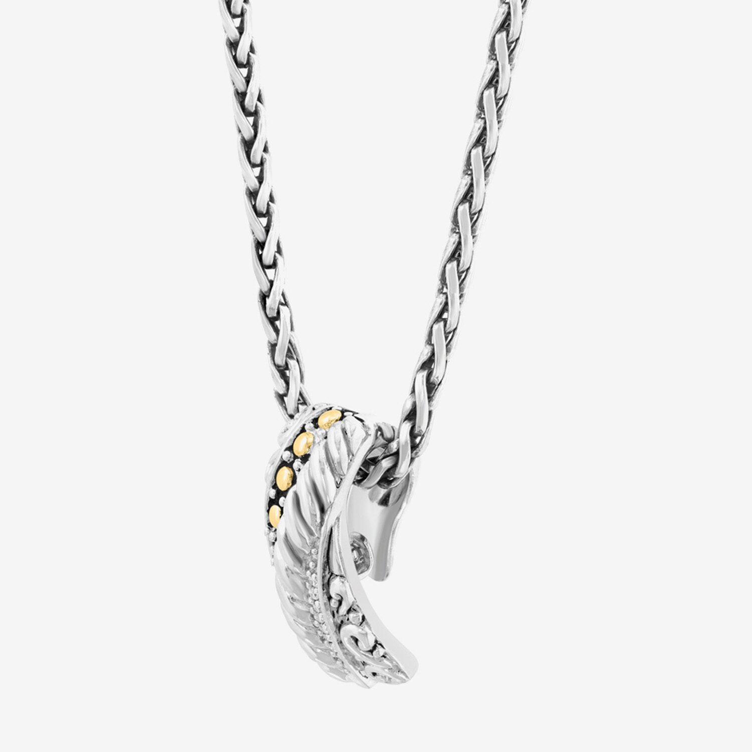 Effy Final Call Limited Quantities! Womens Diamond Accent Natural White Diamond 18K Gold Sterling Silver 18 Inch Pendant Necklace