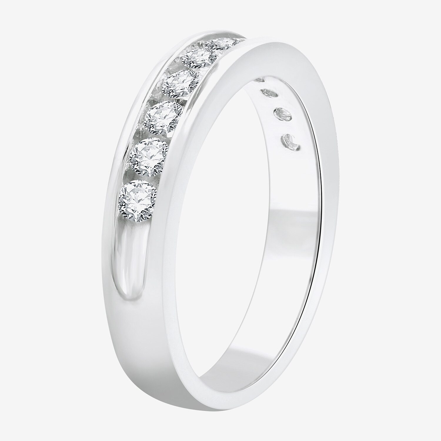(H-I / I1) Womens 4MM 1/2 CT. T.W. Lab Grown White Diamond Wedding Band
