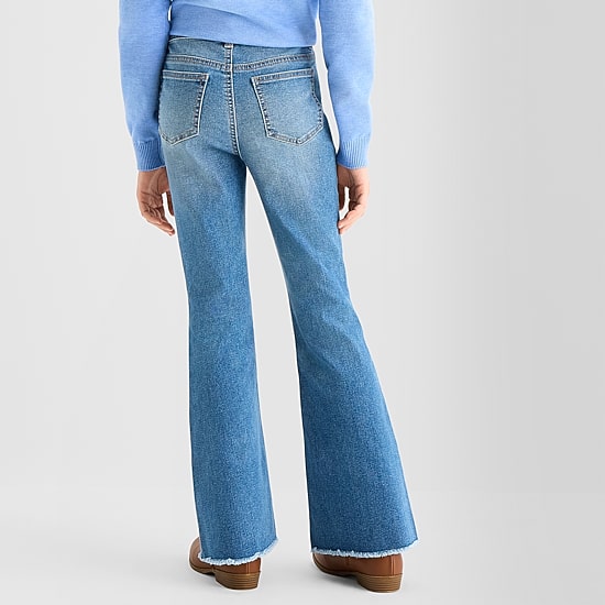 Vanilla Star Big Kid Girls Flare Leg Jean
