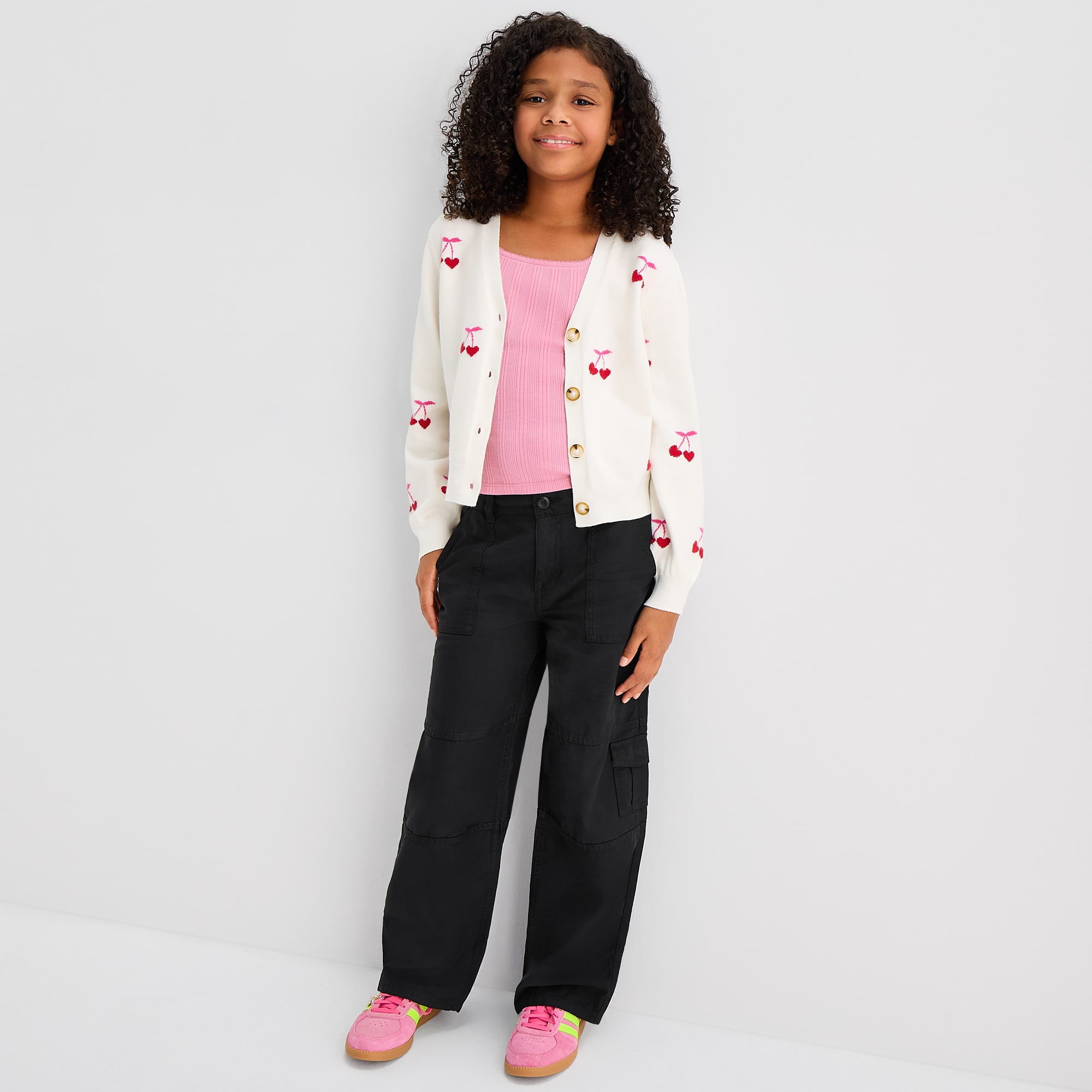 Thereabouts Little & Big Kid Girls Straight Cargo Pant