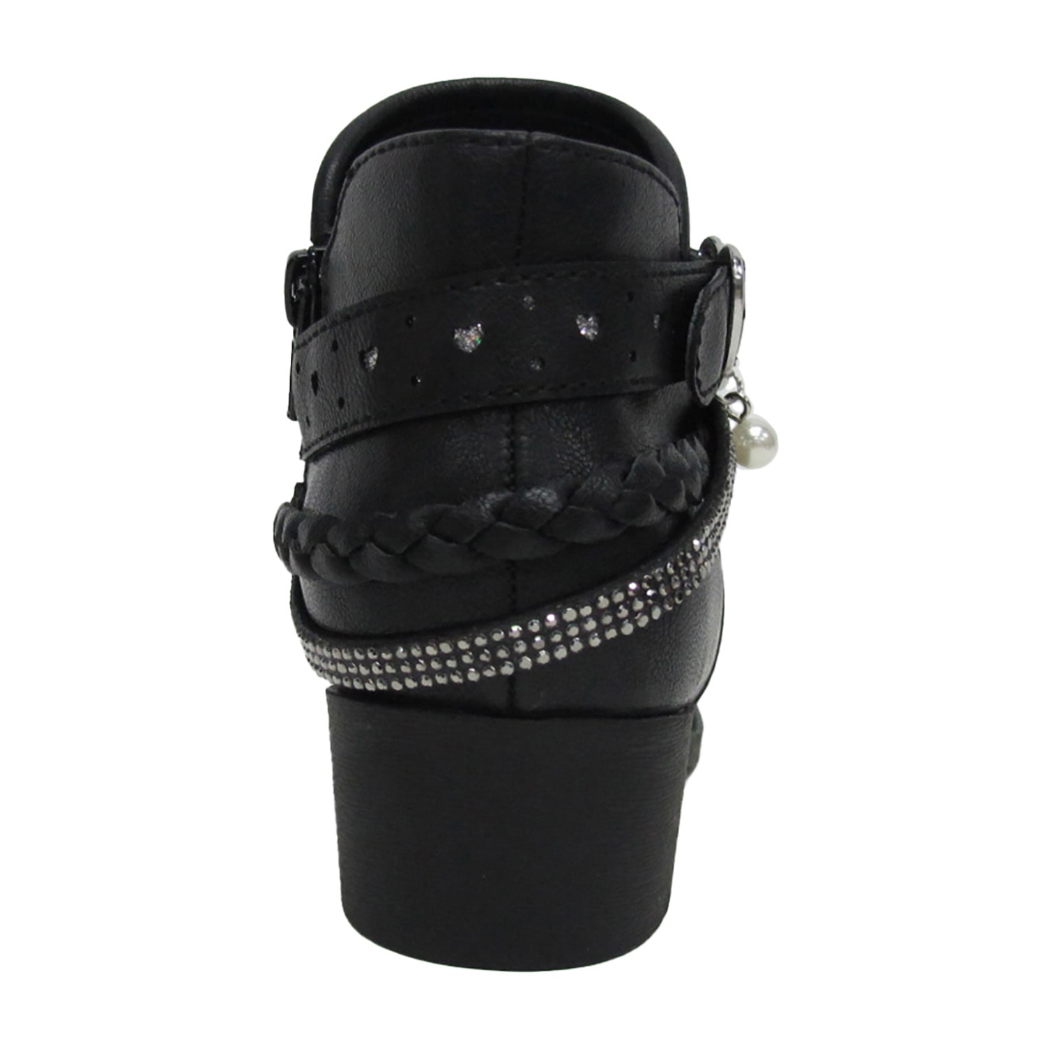 Pop Big Kid Girls Patty Block Heel Booties