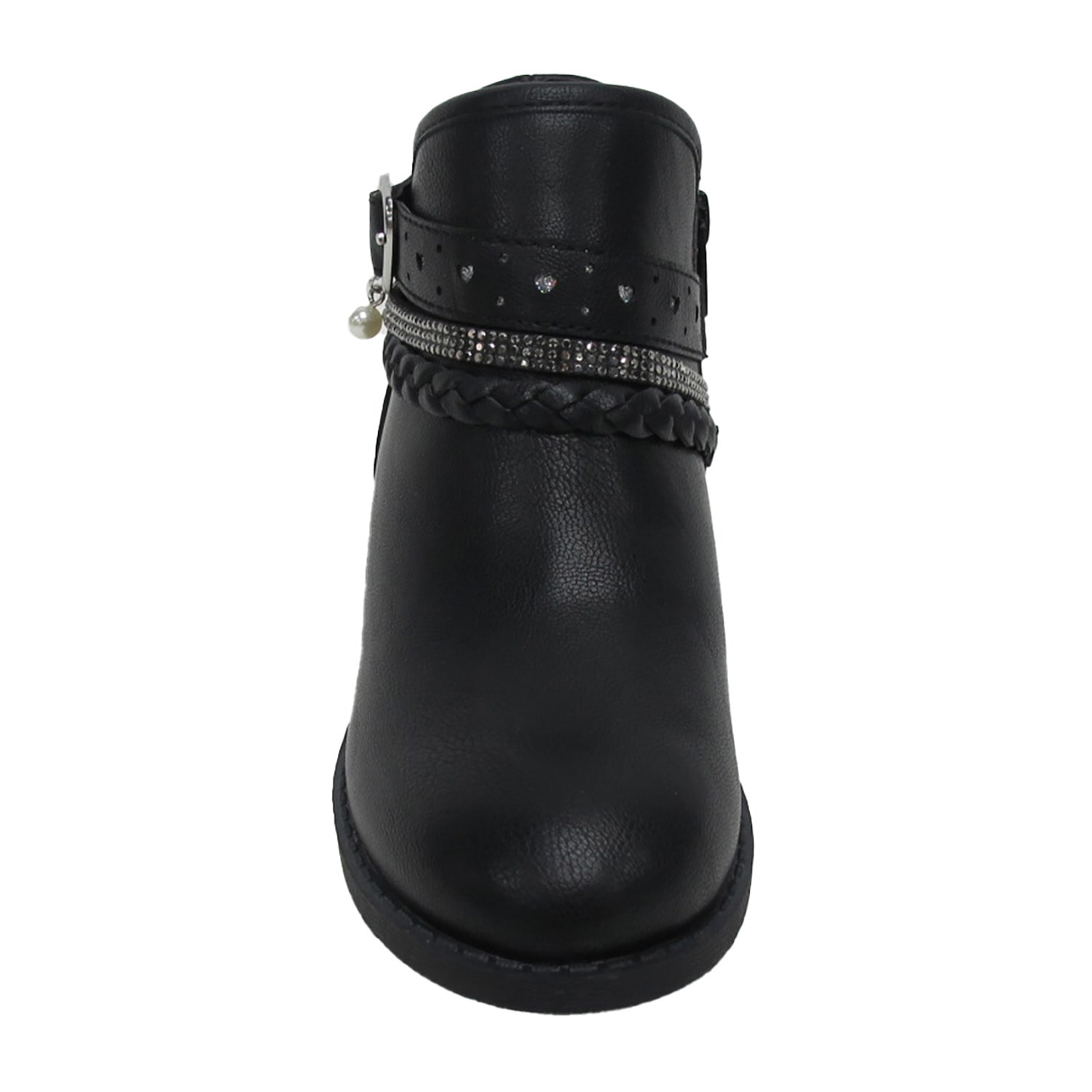 Pop Big Kid Girls Patty Block Heel Booties