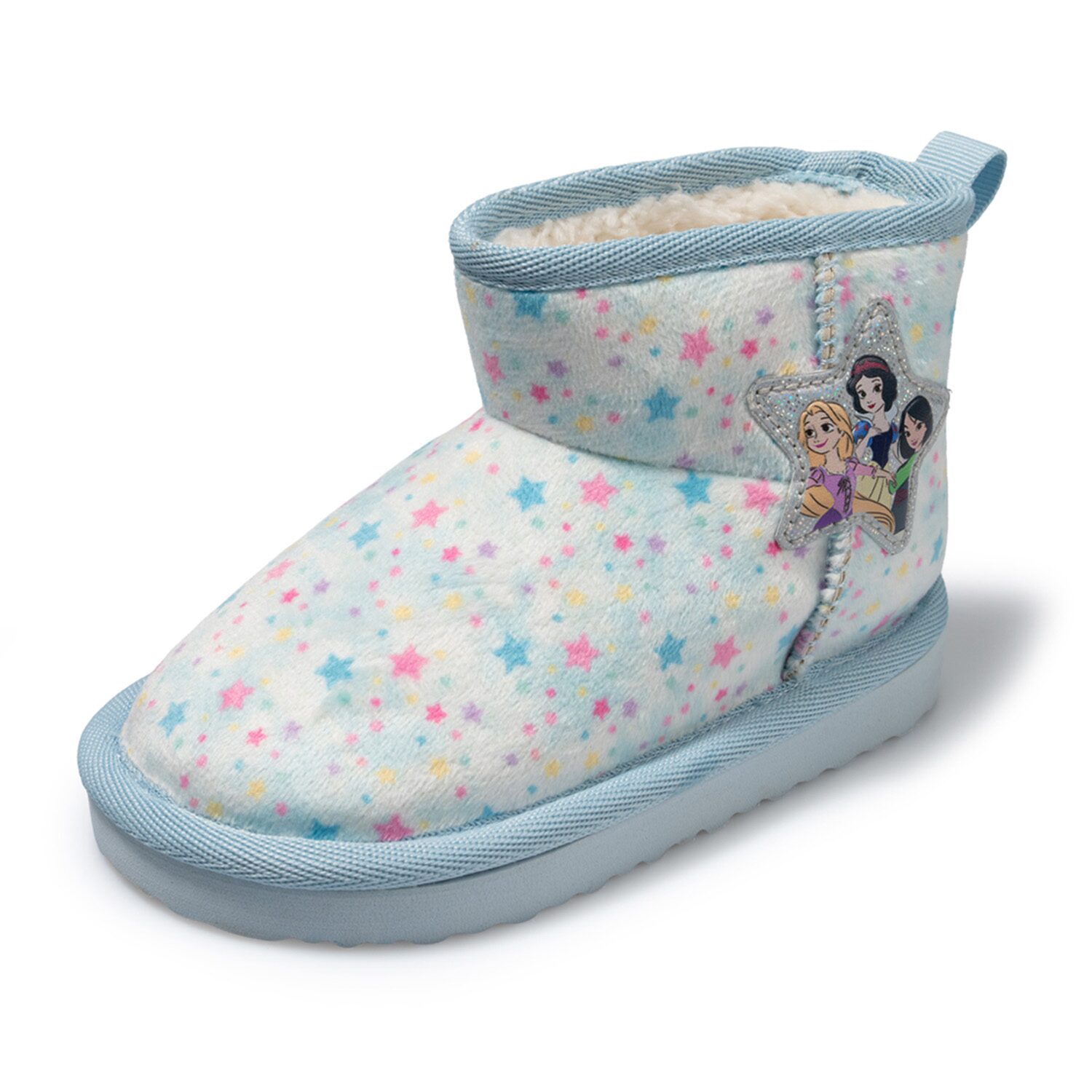 Ground Up Toddler Girls Princess Disney Princess Cozy Boot Flat Heel Winter Boots