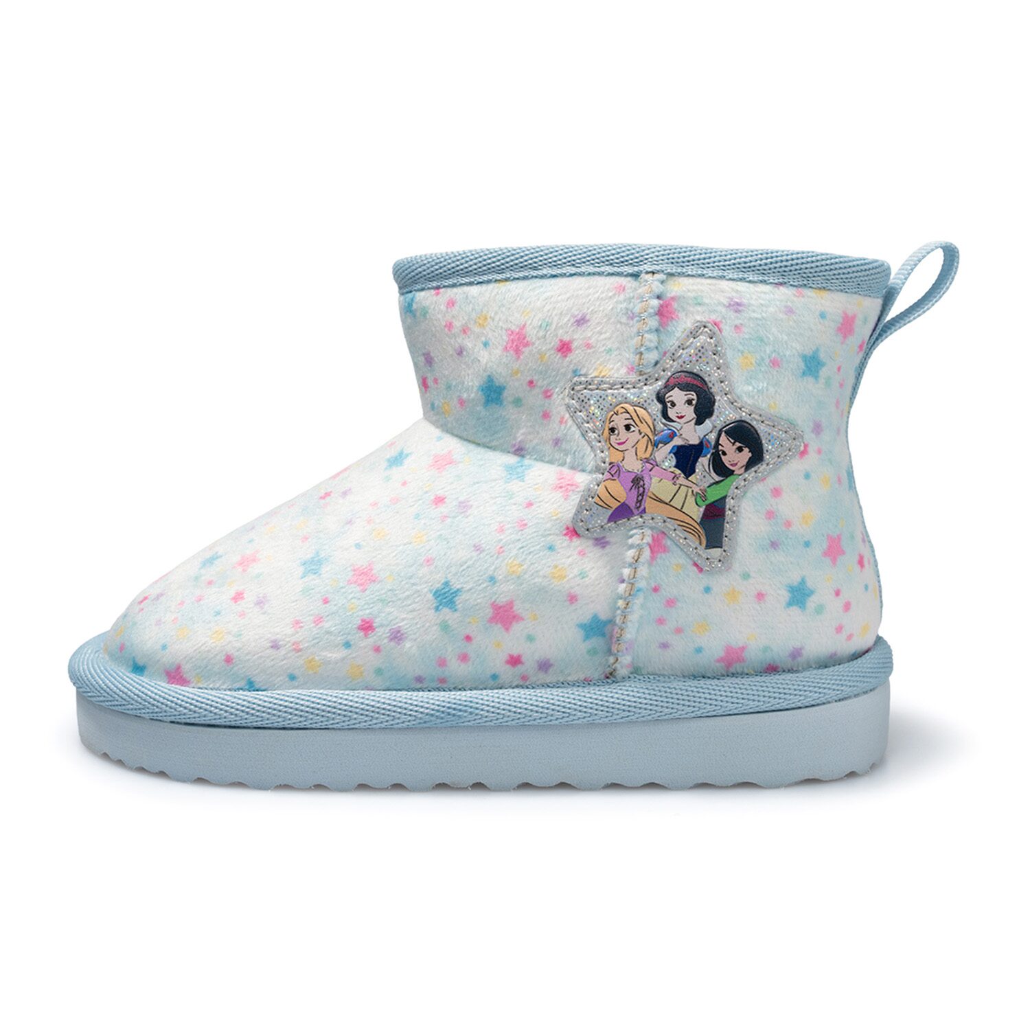 Ground Up Toddler Girls Princess Disney Princess Cozy Boot Flat Heel Winter Boots