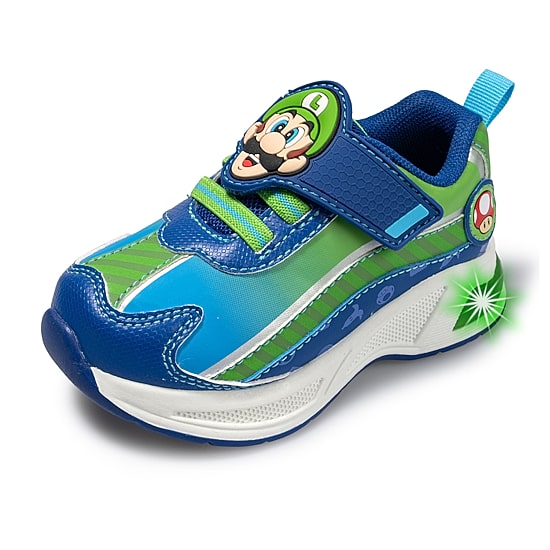 Ground Up Mario And Luigi Lighted Toddler Boys Nintendo Sneakers