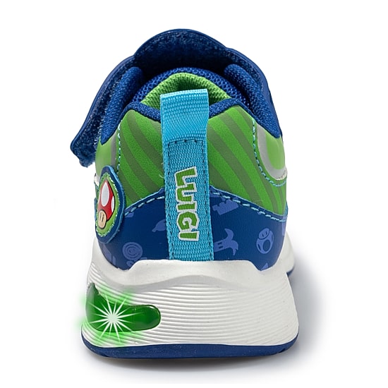 Ground Up Mario And Luigi Lighted Toddler Boys Nintendo Sneakers
