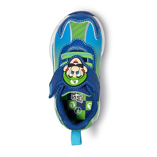 Ground Up Mario And Luigi Lighted Toddler Boys Nintendo Sneakers
