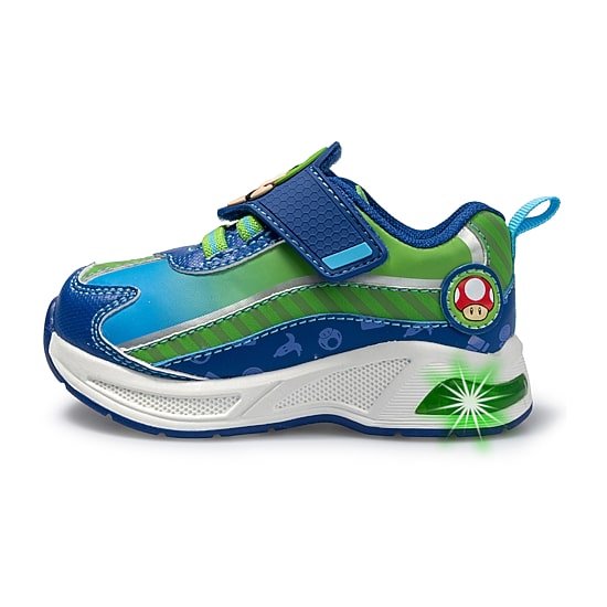 Ground Up Mario And Luigi Lighted Toddler Boys Nintendo Sneakers