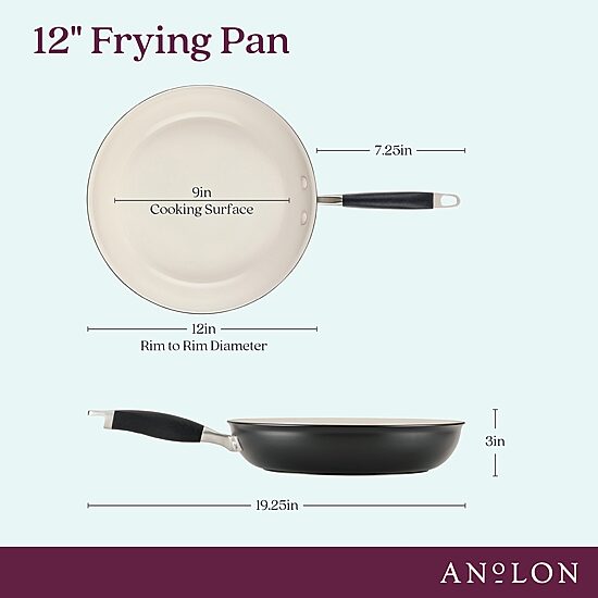 Anolon Ceramic 12" Non-Stick Frying Pan