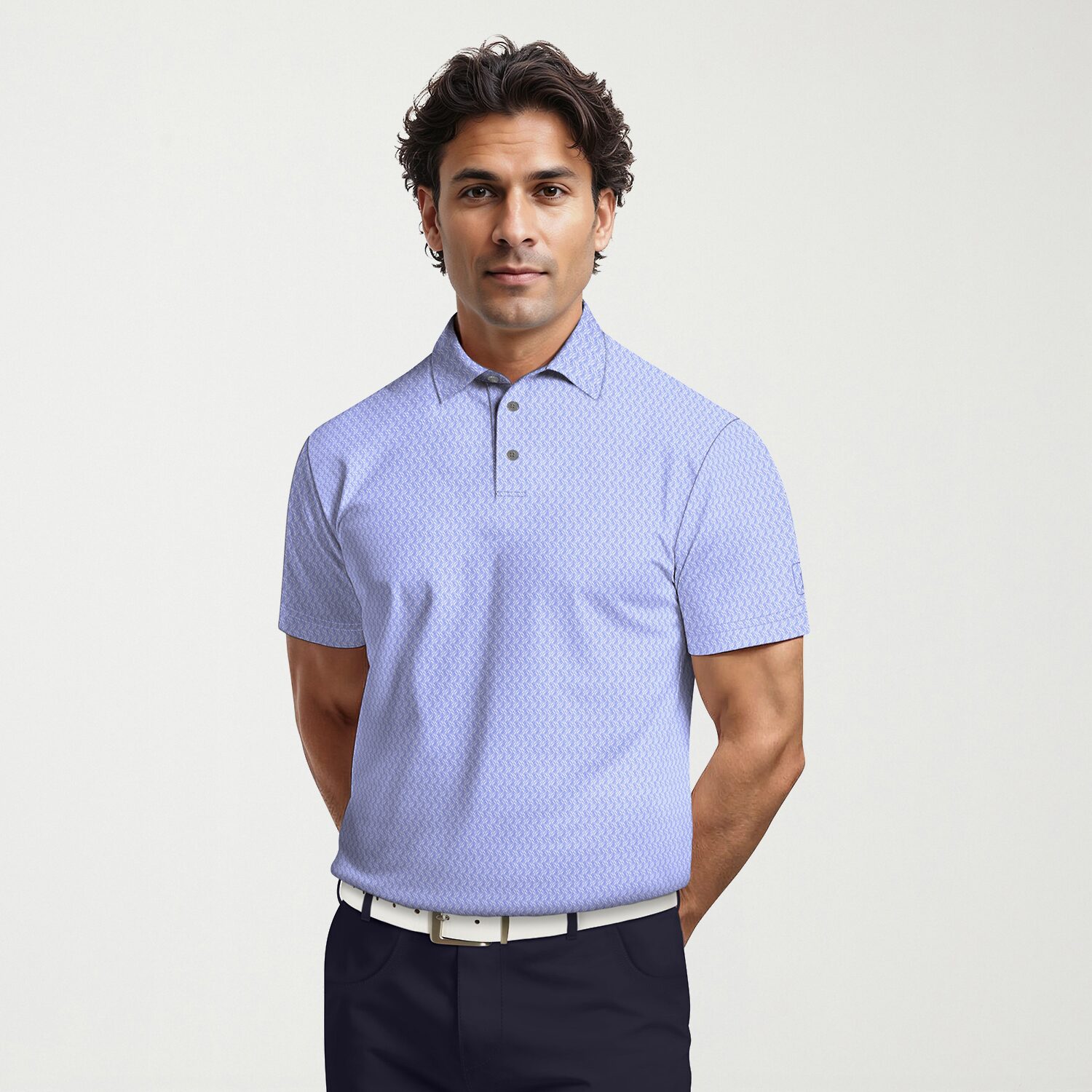 PGA TOUR Mens Short Sleeve Polo Shirt